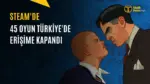 Steam’de 45 Oyun Türkiye'den Erişime Engellendi: Hangi Oyunlar Yasaklandı? — Steam erişim engeli, İfade Özgürlüğü Derneği, EngelliWeb projesi, Steam oyunları, Türkiye erişim engeli