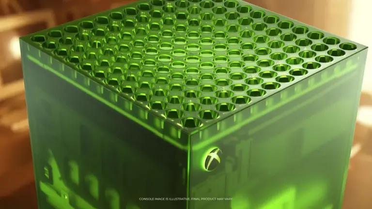 Xbox Series X25, Microsoft, oyun konsolu, şeffaf kasa, Xbox 25. yıl