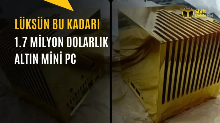 24 Ayar Altın Kaplama Mini PC: 83 Milyon TL Yapıyor — lüks bilgisayar modelleri, dünyanın en pahalı teknolojik ürünleri, özel üretim bilgisayar fiyatları, fanless mini PC modelleri