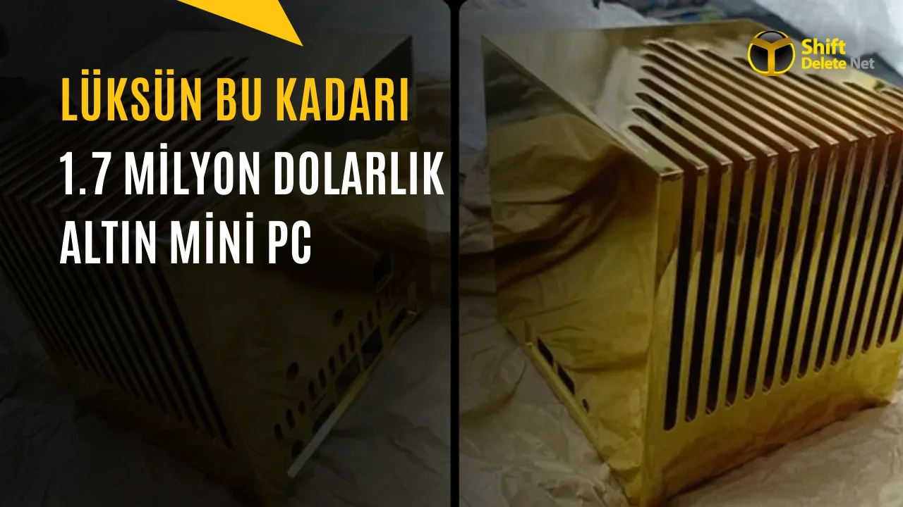 24 Ayar Altın Kaplama Mini PC: 83 Milyon TL Yapıyor
