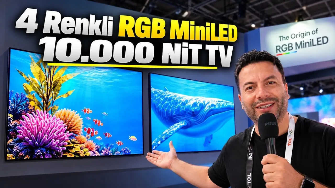 Dünyada ilk 4 renkli RGB MiniLED TV’yi gördük! Hisense IFA 2026 vLog