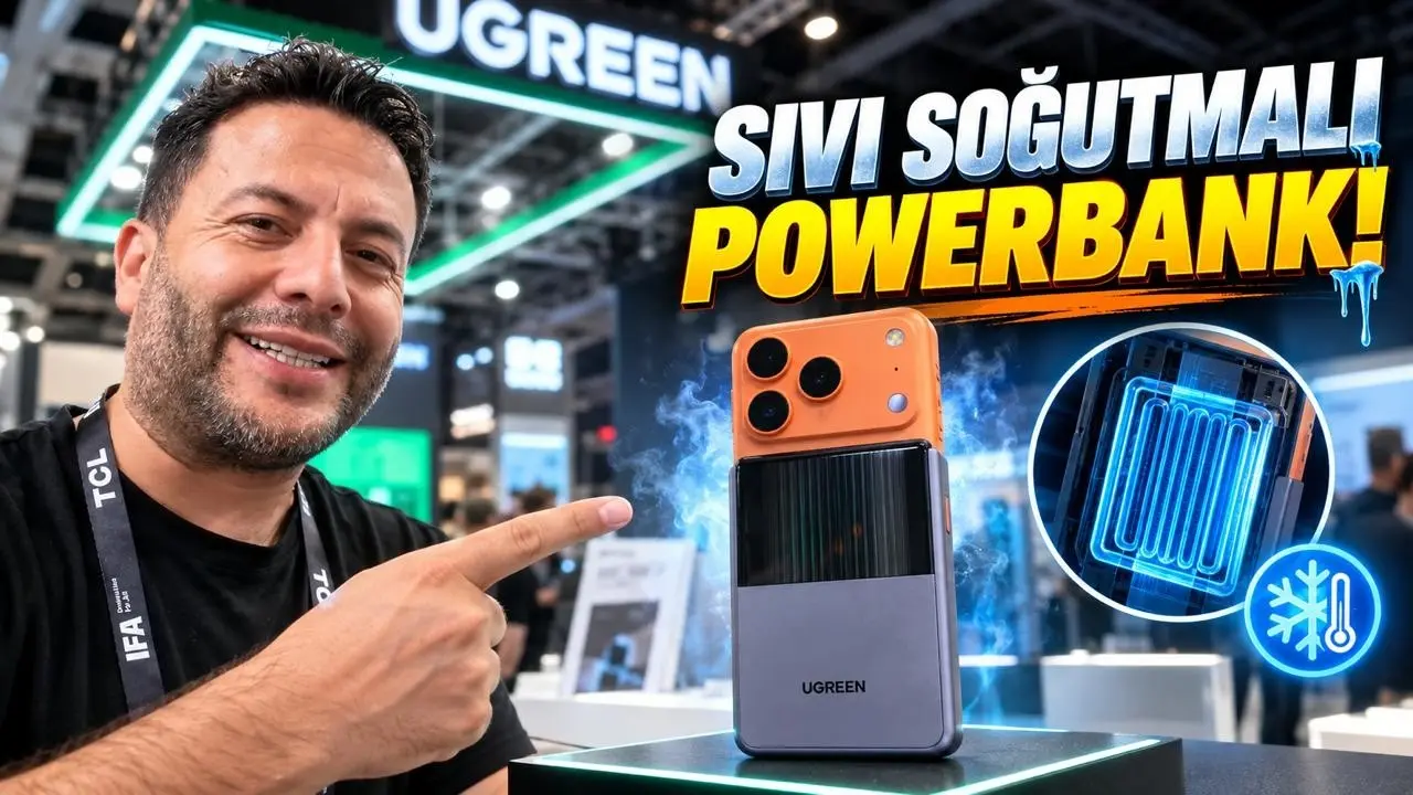 Dünyanın İlk Sıvı Soğutmalı Qi2 Powerbank’i Geldi: UGREEN’den IFA 2026’da Gövde Gösterisi