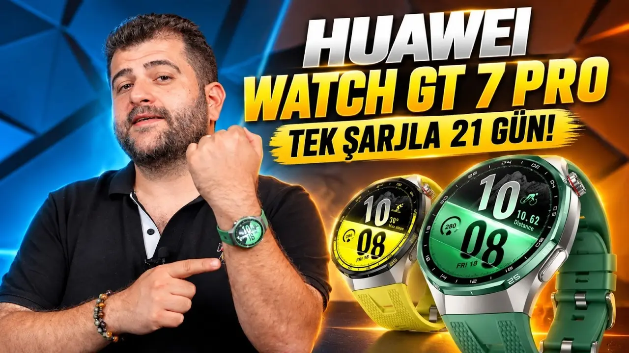 HUAWEI WATCH GT 7 Pro İnceleme: 21 Gün Pil, Titanyum Kasa, Safir Cam ve Çok Daha Fazlası