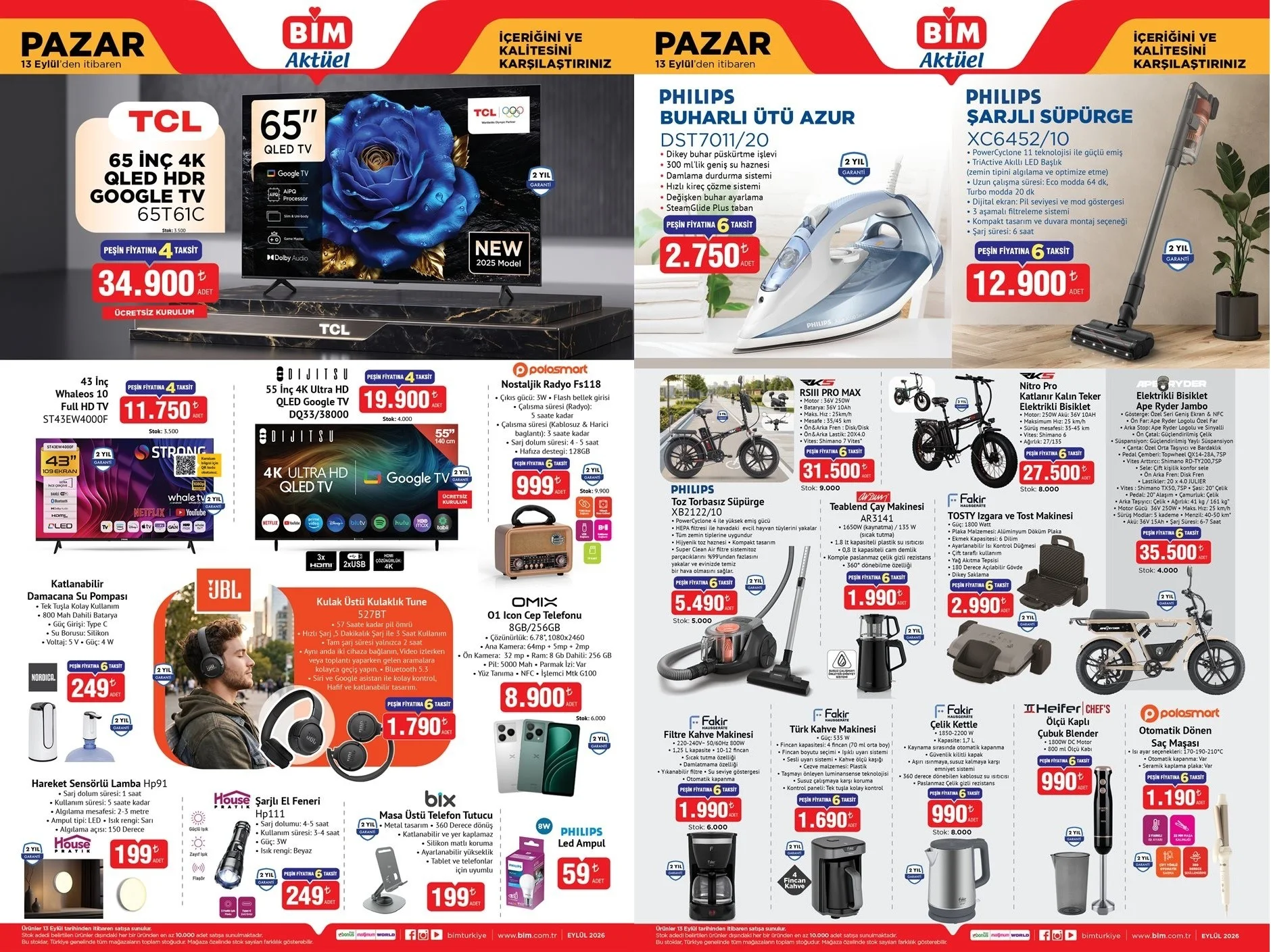 BİM'de Bu Hafta: Ape Ryder Jambo ve JBL Kulaklık Fırsatı — BİM aktüel teknoloji ürünleri, Ape Ryder Jambo fiyatı, JBL Tune 527BT özellikleri, 13 Eylül BİM kataloğu, elektrikli bisiklet modelleri