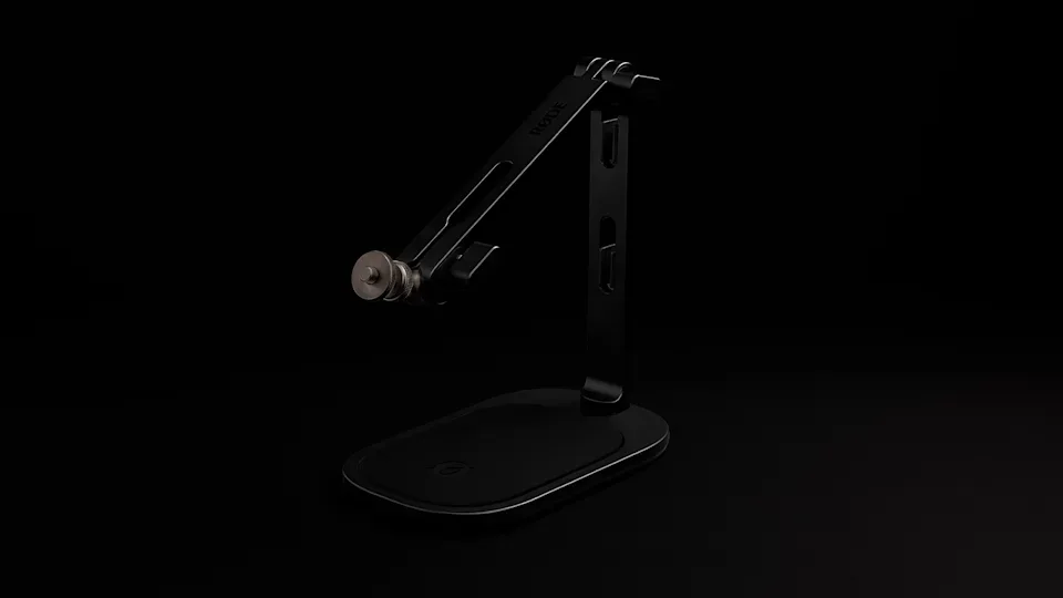 Bu İşin Profesyonellerine: RØDE DS3 Masaüstü Mikrofon Standı Tanıtıldı — içerik üreticileri için stand, stüdyo ekipmanları, RØDE mikrofon aksesuarları, masaüstü stüdyo kurulumu
