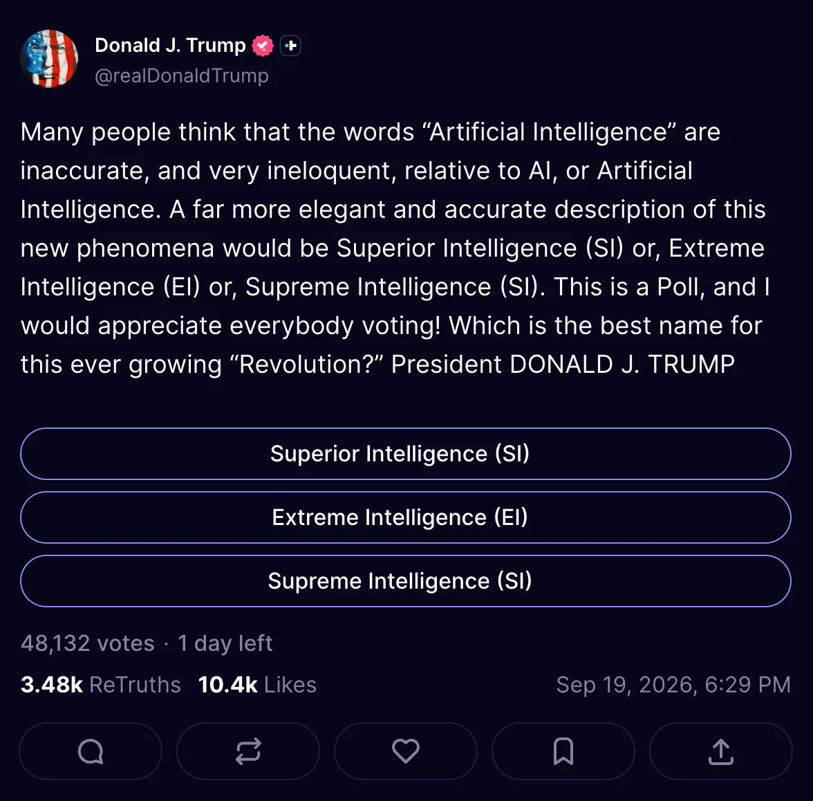 Donald Trump Yapay Zeka için İsim Değişikliği İstiyor ve AI Force Kuruyor — yapay zeka güvenliği, teknoloji haberleri, yapay zeka tartışmaları