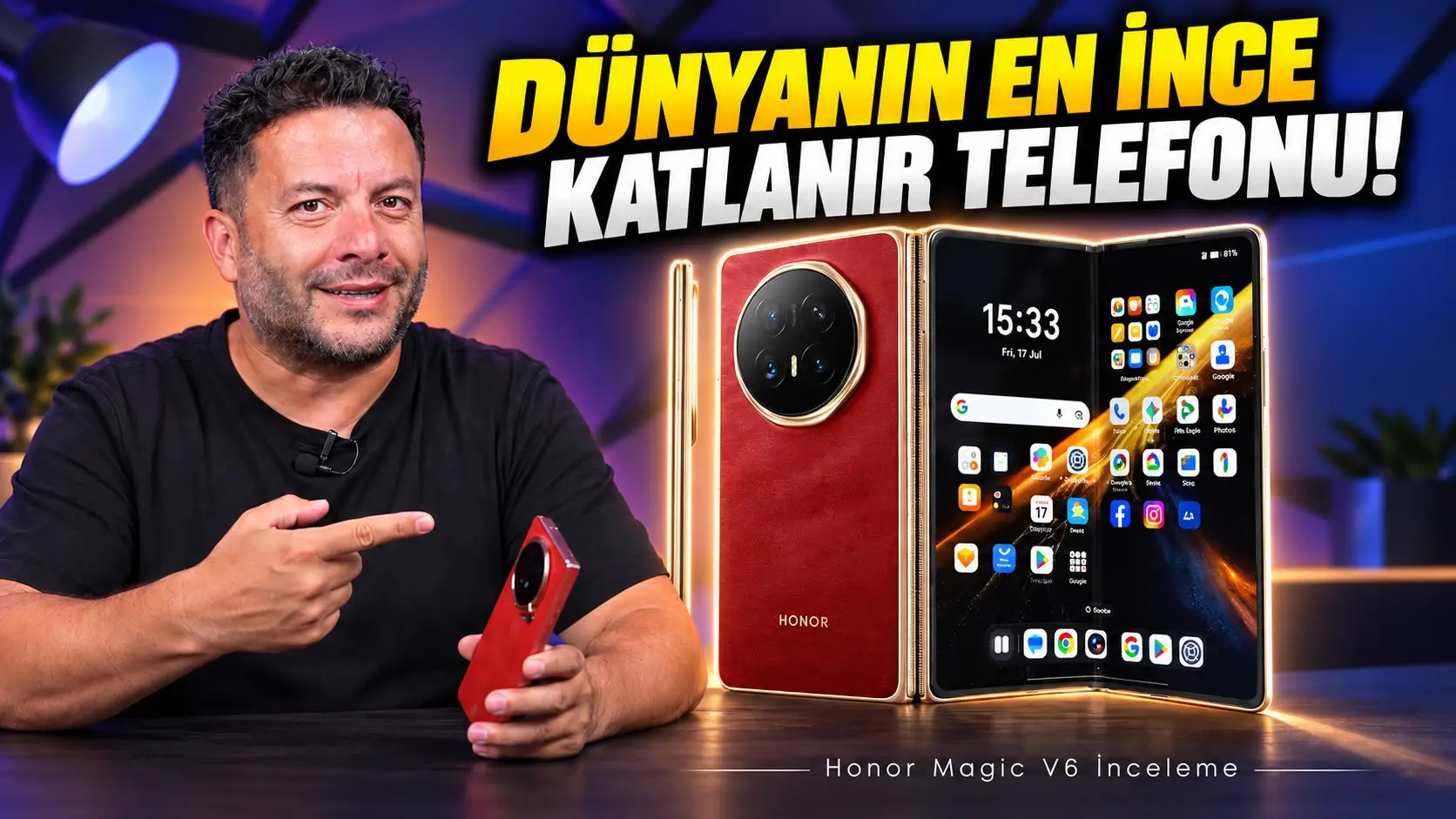Dünyanın En İnce Katlanabilir Telefonu: HONOR Magic V6 İnceleme