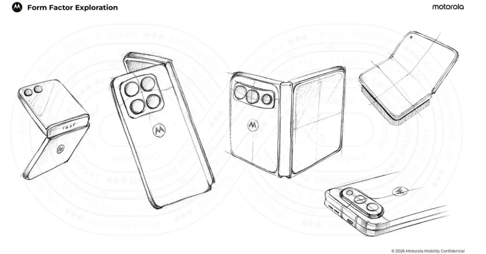 Kırışıksız Katlanabilir Telefon: Motorola Razr Fold Detayları Ortaya Çıktı — 3D cam tasarımı, ekran teknolojisi, akıllı telefon sızıntıları
