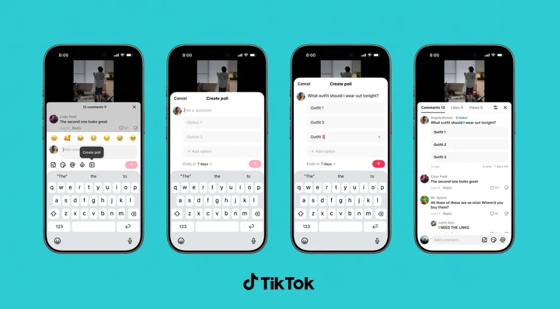 TikTok Yorum Bölümü Yenilendi: Sesli Mesaj ve Anket Dönemi Başlıyor — sesli yorum özelliği, TikTok anket oluşturma, fotoğraf karuseli desteği, TikTok güncellemeleri
