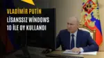 Vladimir Putin Windows 10'u Lisanssız Kullanıyor: Bilgisayar Tercihi Şaşırttı — Rusya parlamenter seçimleri, çevrim içi oy kullanma, lisanssız Windows 10, Dell bilgisayar kullanımı