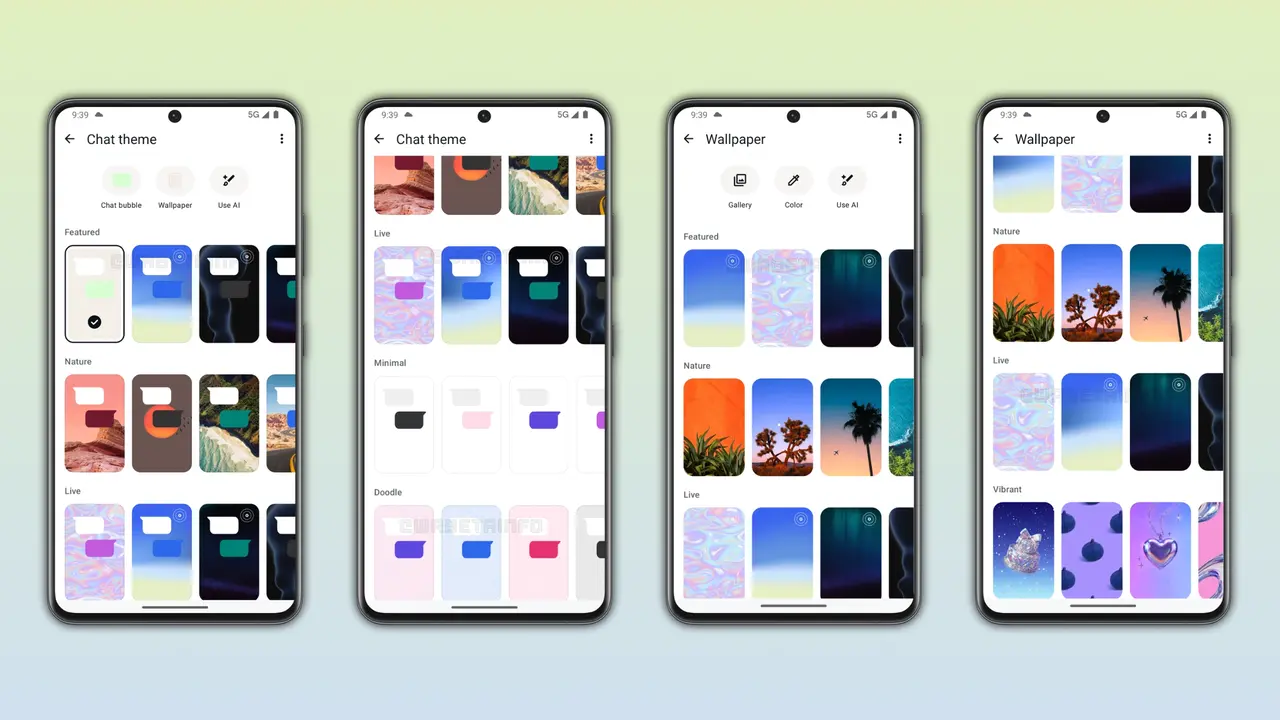 WhatsApp’a Yeni Sohbet Temaları Geliyor