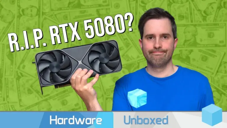 Ekran kartı fiyatları artışını gösteren Hardware Unboxed video kapağı