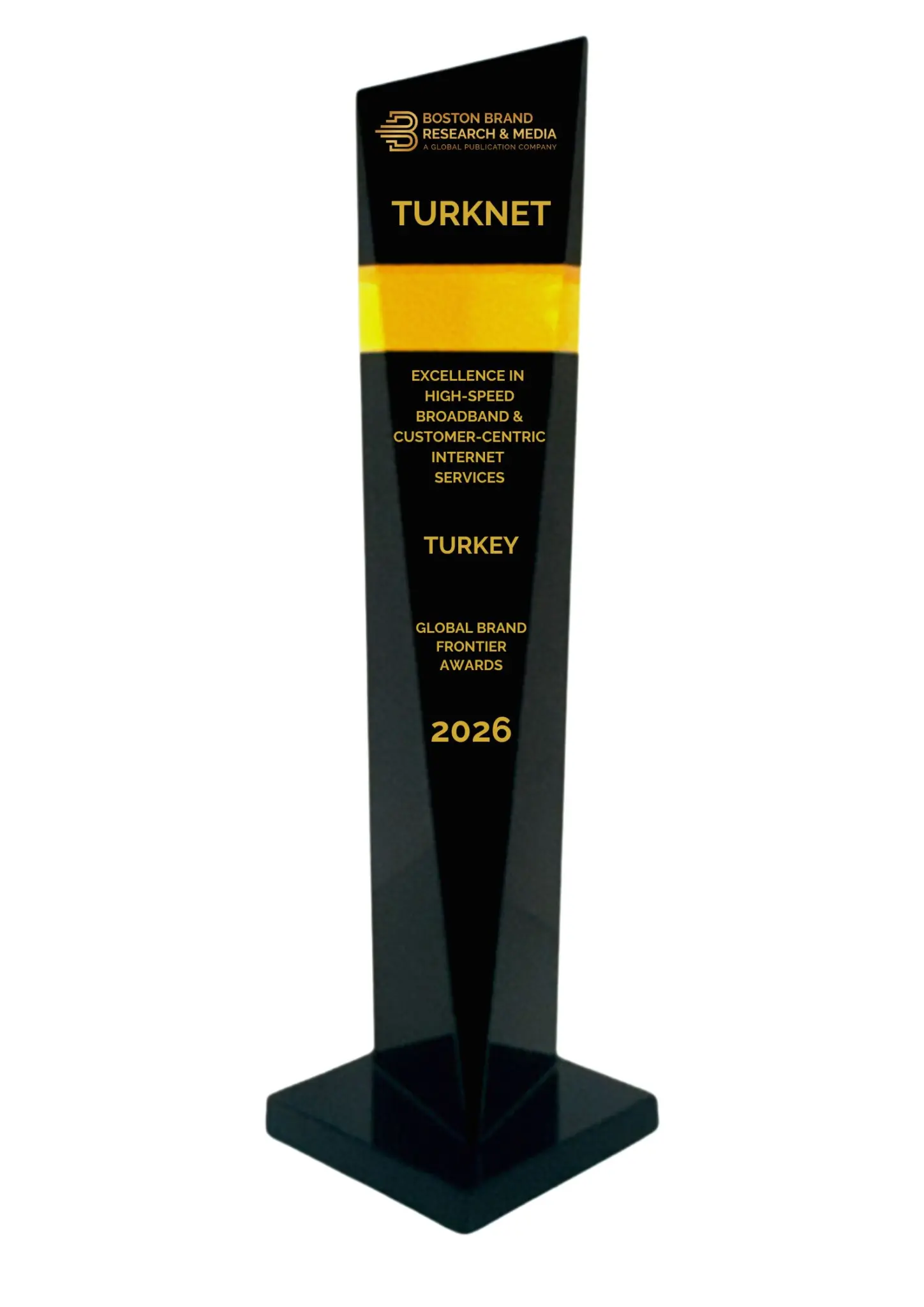 TurkNet yüksek hızlı genişbant kategorisinde Global Brand Frontier Awards 2026 ödülünü kazandı