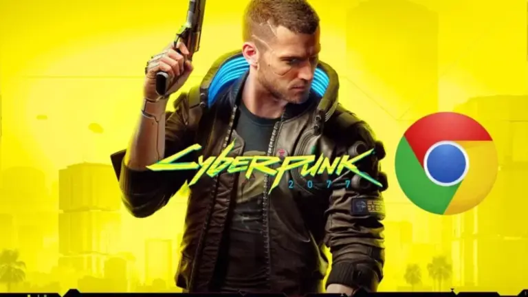 Cyberpunk 2077 tarayıcıda çalışırken Night City'den bir görüntü