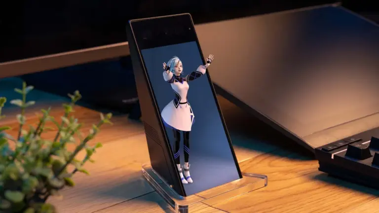 Sony ELF-MN1 gözlüksüz 3D avatar ekranı