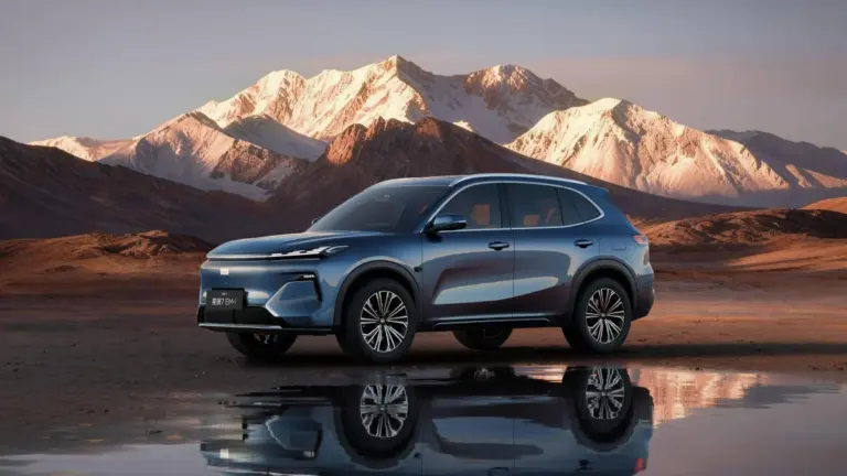 Geely Galaxy Starship 7 crossover modelinin dış görünümü