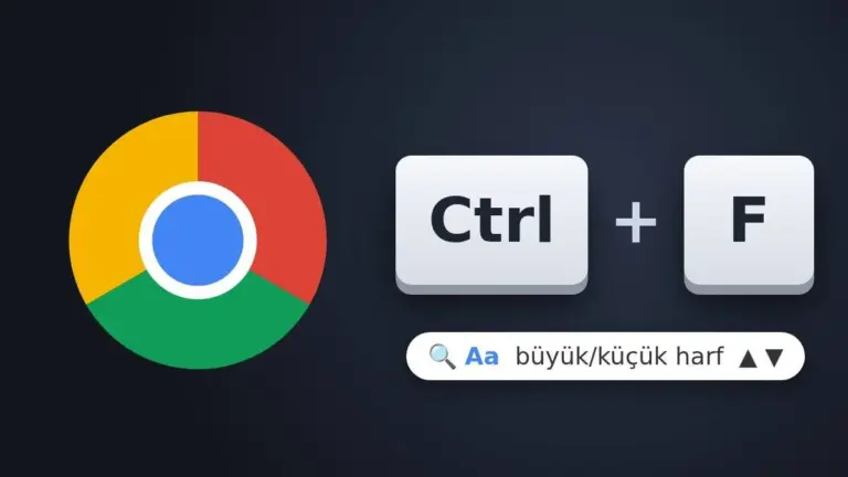 Chrome Ctrl F arama çubuğuna eklenen yeni özellikler