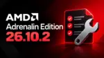 AMD Adrenalin 26.10.2 sürücüsünün tanıtım görseli