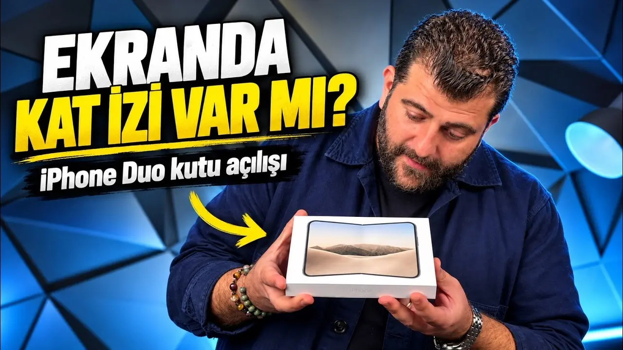 Katlanabilir iPhone, Apple iPhone Duo kutu açılımı