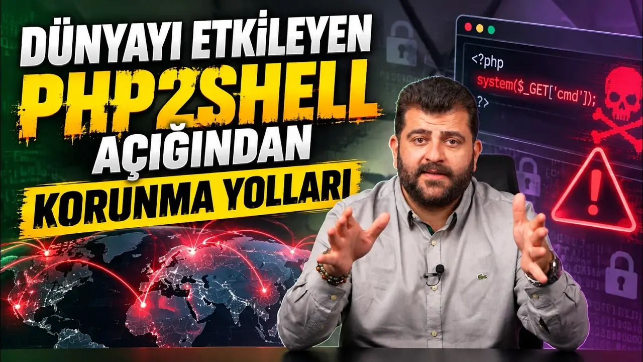 PHP’de Dev Açık! PHP2Shell açığı nedir? PHP2Shell açığından nasıl korunursunuz? (Video)