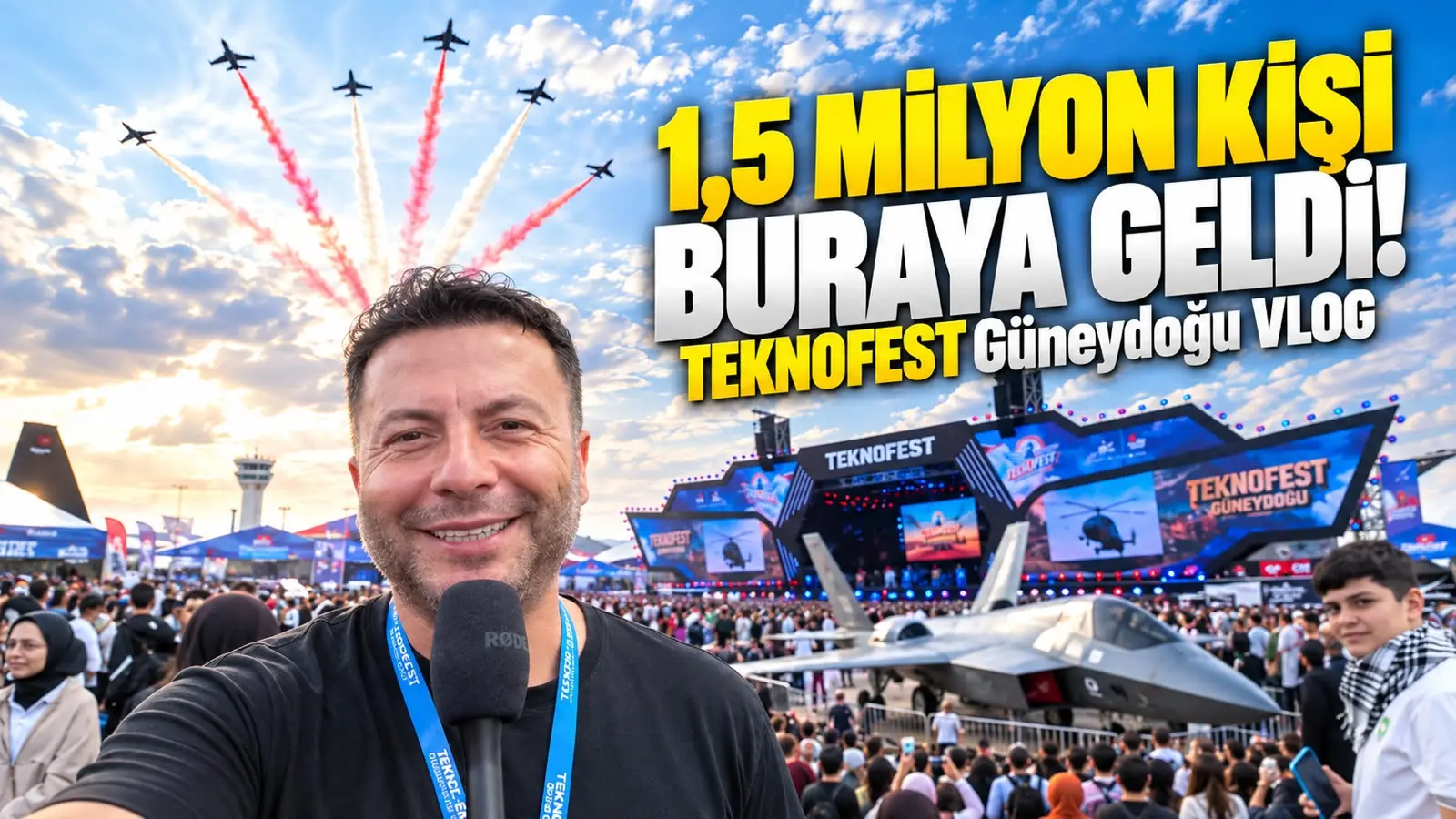1,5 Milyon Kişi Buraya Geldi! Çelik Kubbe, KAAN ve KIZILELMA | TEKNOFEST Güneydoğu vLog