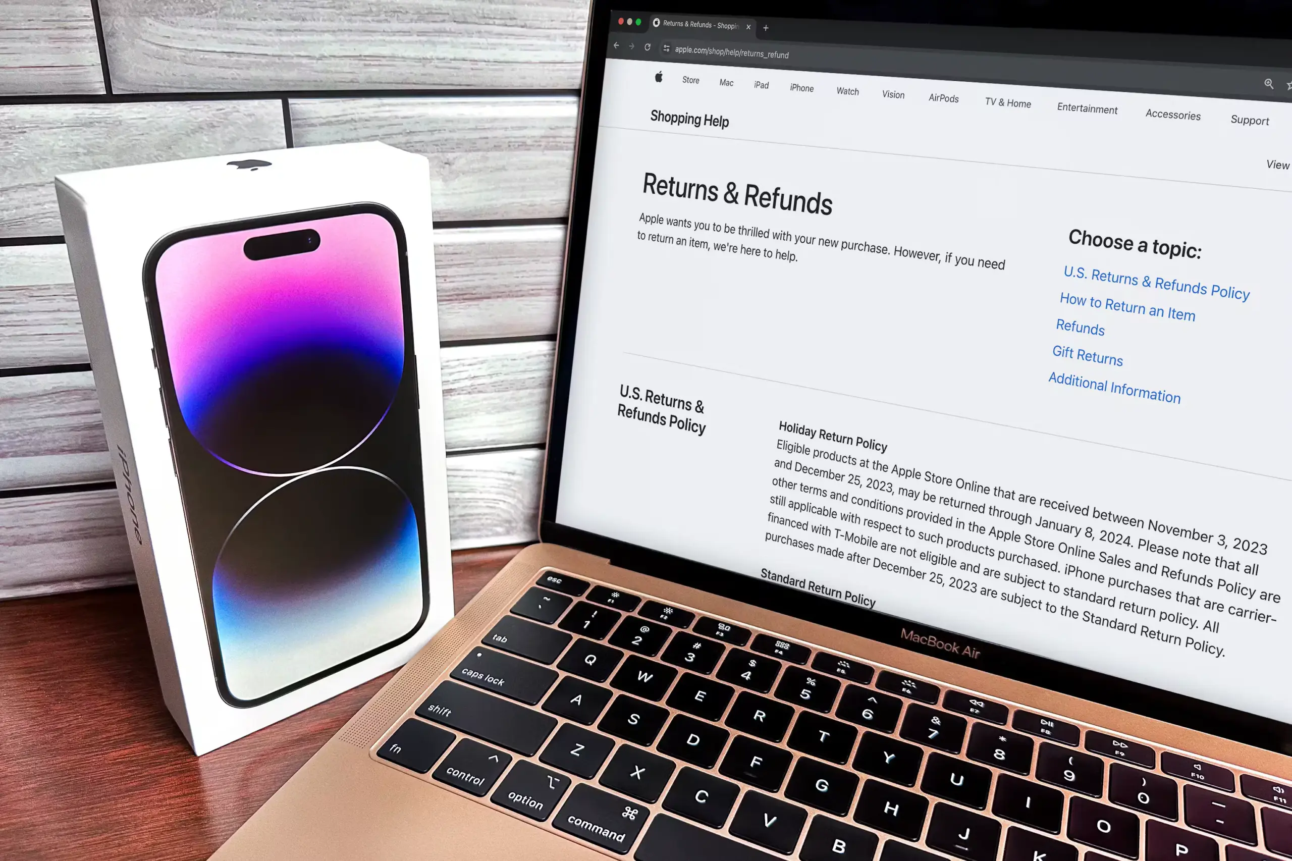 Apple Mağazalarında Kutu Açmadan İade Kontrolü Başladı — Apple Store iade dolandırıcılığı, Apple iade politikası, iPhone kutusu açılmış ürün iadesi, Apple cihaz orijinallik kontrolü, Apple Store iade şartları
