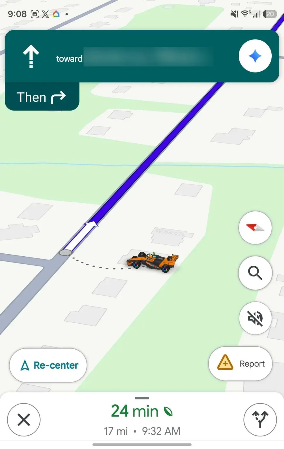 Aracınız Formula 1'e Dönüşüyor: Google Haritalar'a McLaren F1 Avatarı Geldi — Google Haritalar McLaren F1 simgesi, Google Haritalar sürüş avatarı, Google Maps McLaren F1, Google Haritalar navigasyon ikonu, Android Auto araç simgesi