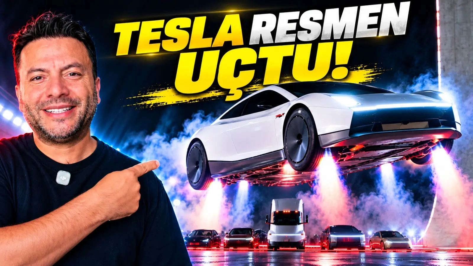 Tesla Uçan Otomobilini Duyurdu! 0-100 km/s 0.8 Saniye: Yeni Roadster SpaceX İle Çıldırdı!