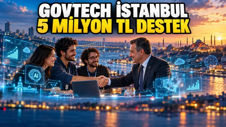 GovTech İstanbul Destek Programı ile startuplara 5 milyon TL destek