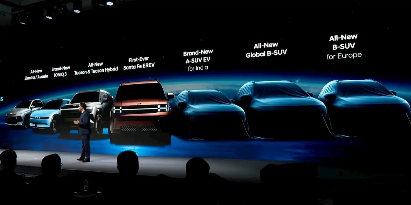 Hyundai'nin Yeni Elektrikli SUV Modeli Görüntülendi: Yeni IONIQ mi Geliyor? — IONIQ ailesi, E-GMP platformu, Kia EV3 benzerliği, Hyundai 2030 hedefleri
