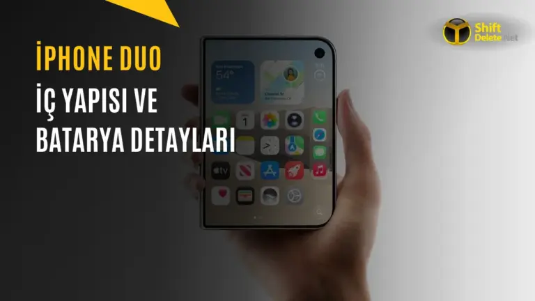 iPhone Duo Parçalarına Ayrıldı: İşte İç Yapısı — iPhone Duo parçalarına ayırma, iPhone Duo batarya kapasitesi, iPhone Duo tamir zorluğu, iPhone Duo iç donanım, iPhone Duo onarım kılavuzu