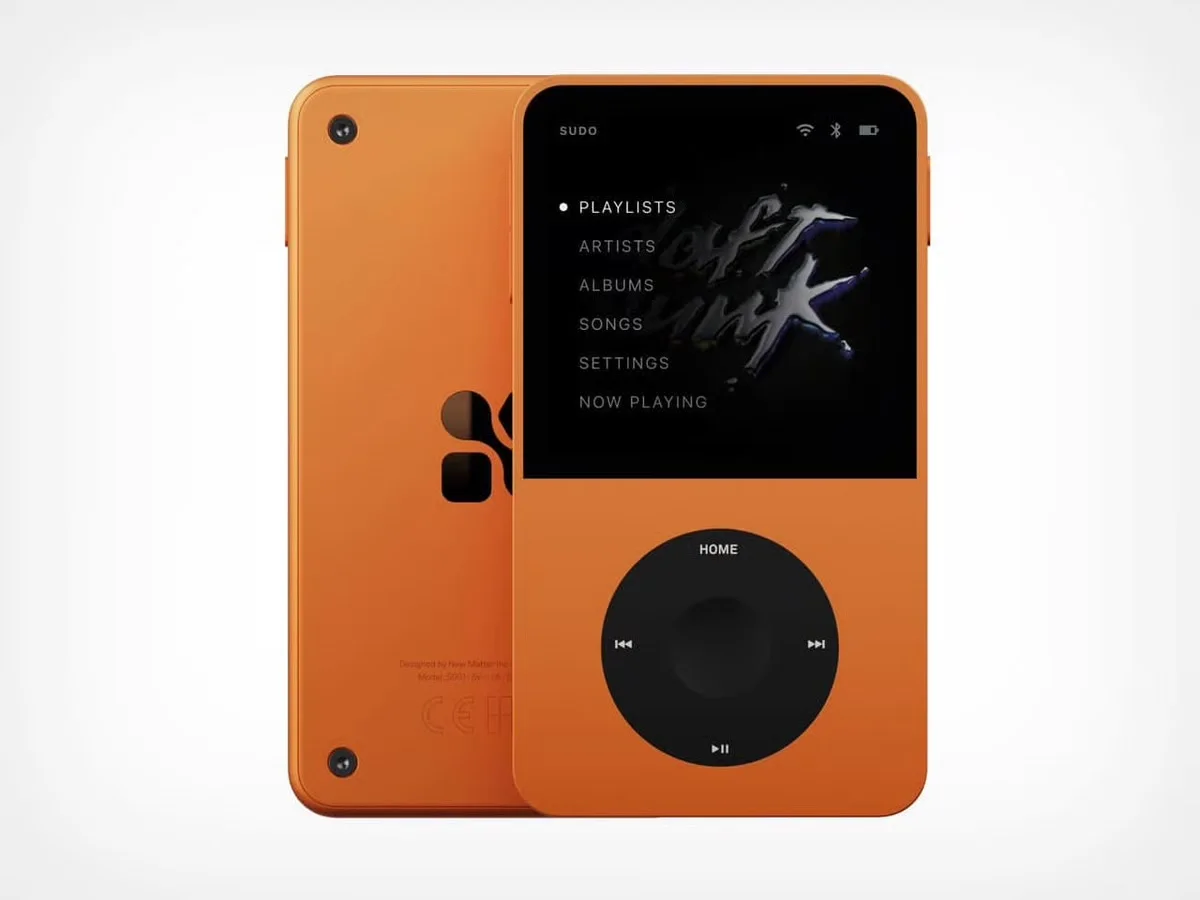 iPod Özleyenlere Müjde: Seneye Geliyor — iPod benzeri müzik çalar, Sudo müzik çalar, SD kartlı müzik çalar, USB-C müzik çalar, clickwheel navigasyon