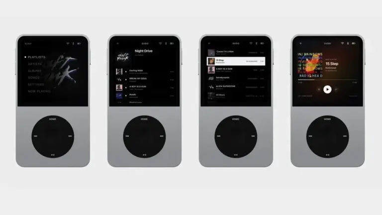 iPod Özleyenlere Müjde: Seneye Geliyor — iPod benzeri müzik çalar, Sudo müzik çalar, SD kartlı müzik çalar, USB-C müzik çalar, clickwheel navigasyon