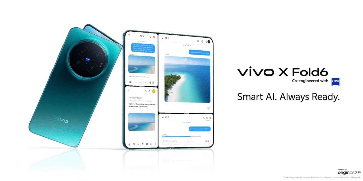 Katlanabilir Telefon Vivo X Fold6 Satışa Çıktı — vivo X Fold6 global, katlanabilir telefon modelleri, MediaTek Dimensity 9500 Super, OriginOS 7 Fold özellikleri, yeni nesil vivo telefonlar