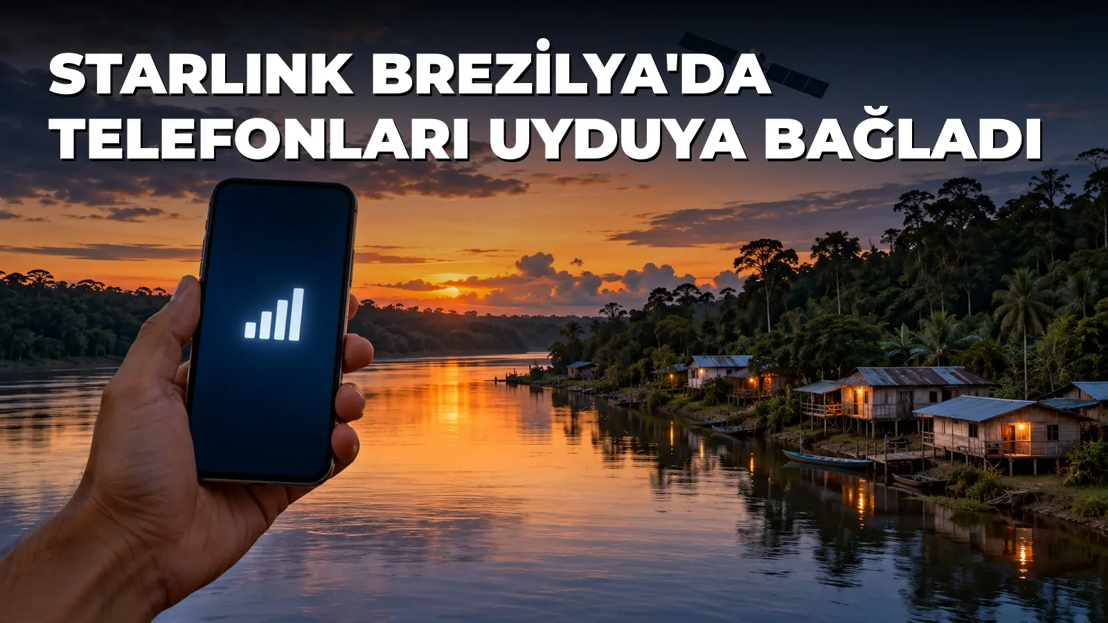 Starlink Brezilya uydu bağlantısı