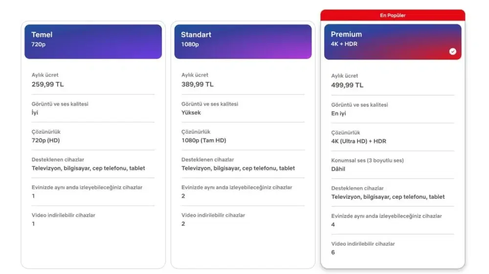 Netflix Türkiye Fiyatları Zamlandı: İşte Yeni Abonelik Ücretleri — Netflix Türkiye güncel abonelik ücretleri, Netflix zamlı fiyat listesi, dijital platform abonelik ücretleri, Netflix abonelik paketleri, Netflix yıllık abonelik maliyeti