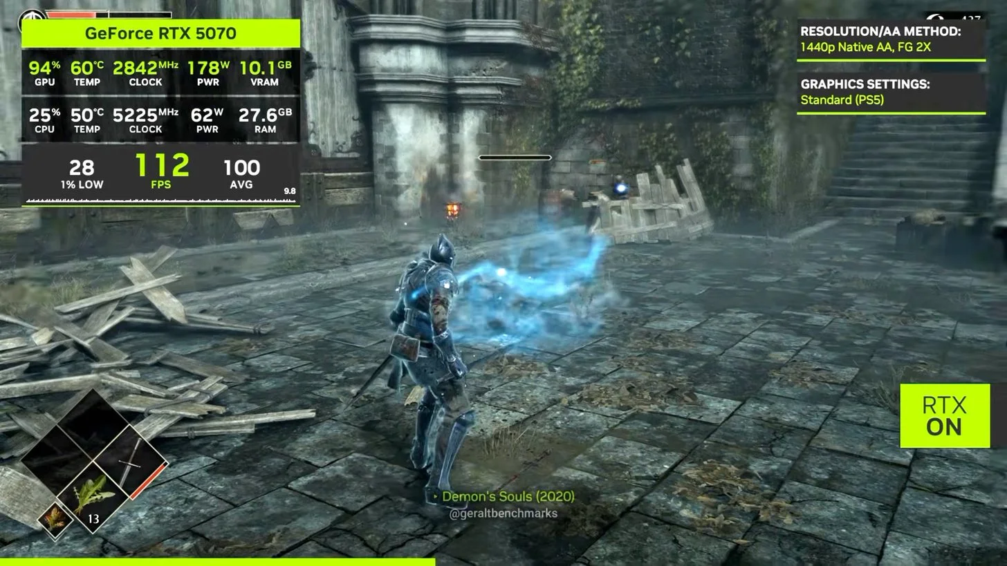 PS5 Emülatöründe Yeni Başarı: Demon's Souls 120 FPS'e Yaklaştı — KyTyPS5 emülatör performansı, Demon's Souls Remake PC, PS5 emülasyonu, NVIDIA DLSS Frame Generation, KyTyPS5 güncel sürüm