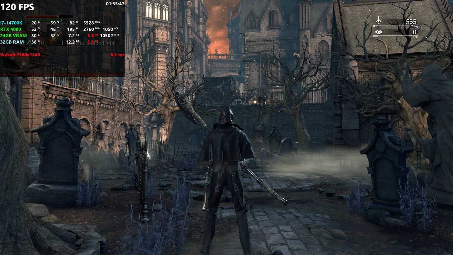 PS5 Emülatöründe Yeni Başarı: Demon's Souls 120 FPS'e Yaklaştı — KyTyPS5 emülatör performansı, Demon's Souls Remake PC, PS5 emülasyonu, NVIDIA DLSS Frame Generation, KyTyPS5 güncel sürüm