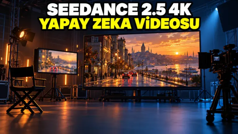 Seedance 2.5 4K yapay zeka video modeli stüdyo görseli