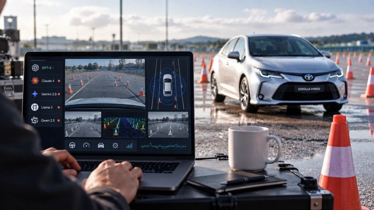 Yapay Zeka Otomobil Sürdü: Hangi Model Başarılı Oldu? — yapay zeka modelleri, otonom sürüş teknolojileri, Toyota Corolla sürüş testi, GPT-6 Astra performansı, yapay zeka sürüş deneyi